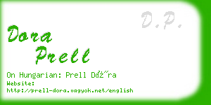 dora prell business card